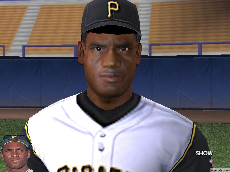More information about "Roberto Clemente Cyberface, Portrait and Audio"