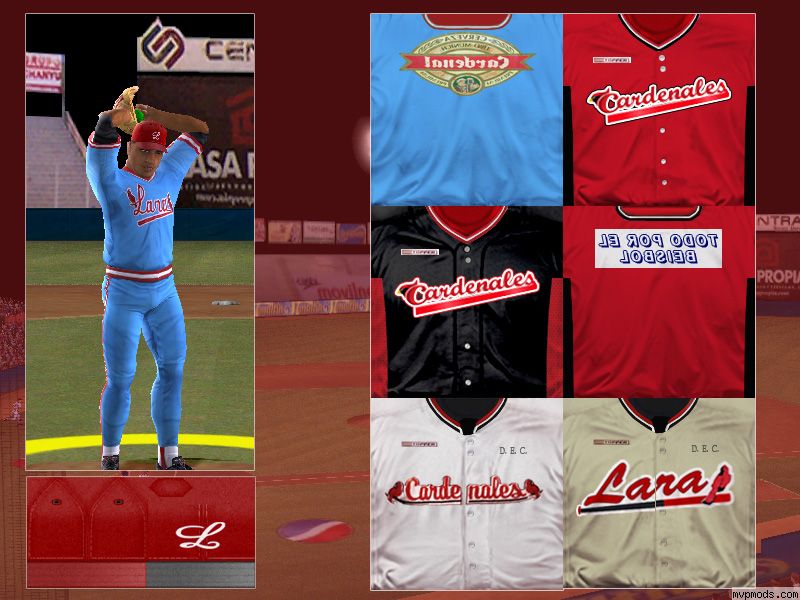 More information about "Cardenales de Lara uniforms pack"