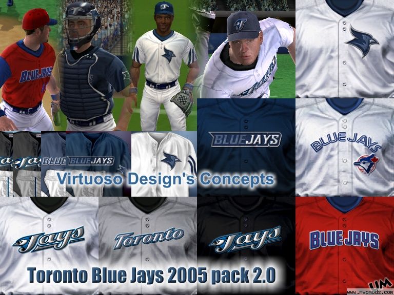 Toronto Blue Jays Pack 2005 - Uniforms - MVP Mods