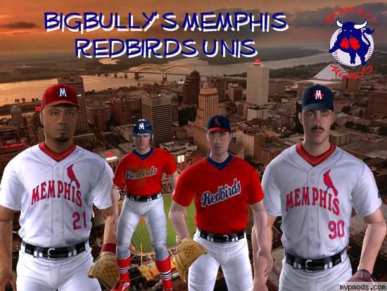 More information about "bigbullys Memphis Redbirds unis"