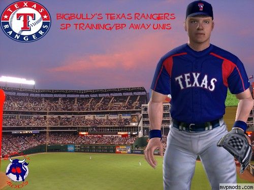 More information about "bigbullys Rangers Spring Training/BP Away unis"