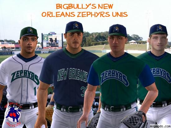 More information about "bigbullys New Orleans Zephyrs unis"