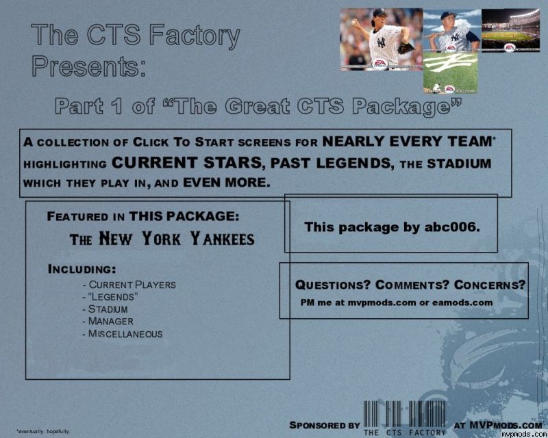 More information about "The CTS Factory Presents: The NYY CTS Package"
