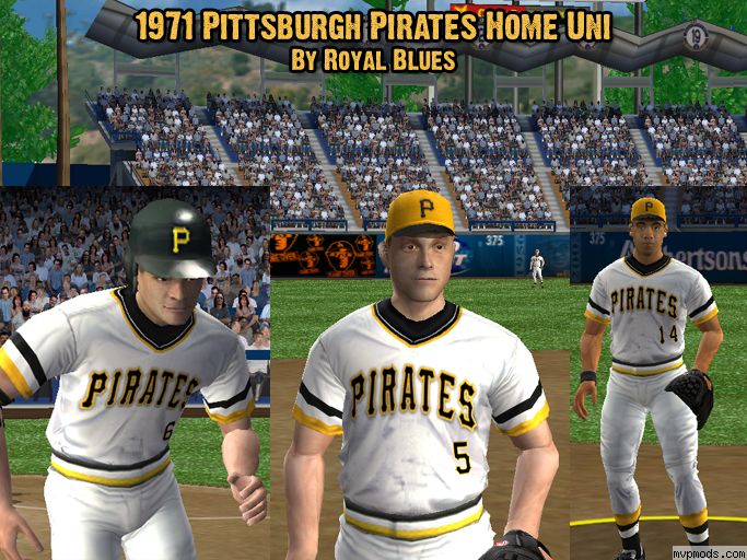 More information about "Royal Blues' 1971 Pittsburgh Pirates home uni"