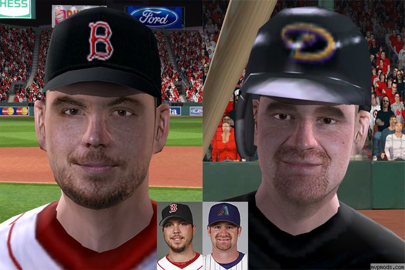 More information about "Josh Beckett and Chad Tracy Cyberface"