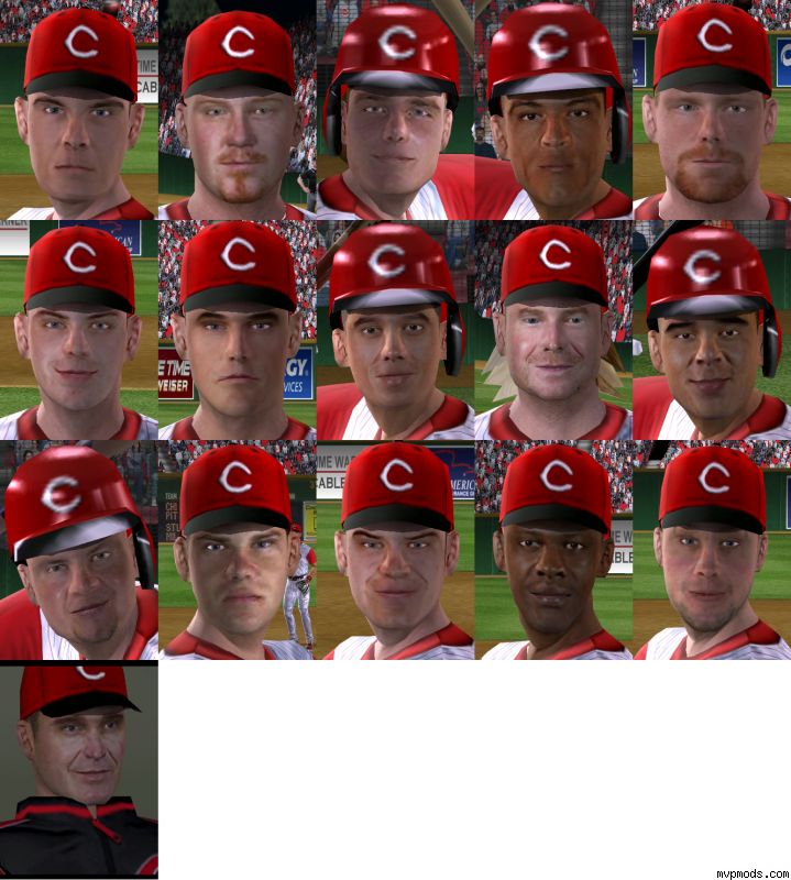 More information about "Cincinnati Reds Cyberface Pack - Part.2"