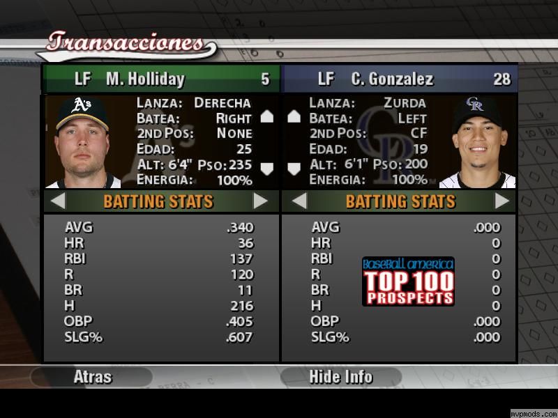 More information about "Matt Holiday & Carlos Gonzalez Trade Portrait"