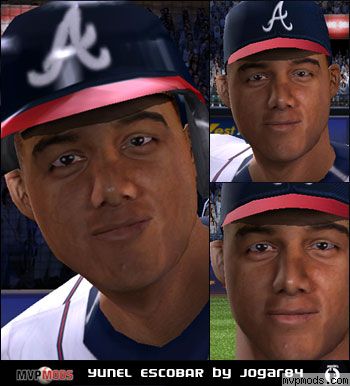 More information about "Yunel Escobar cyberface by jogar84"