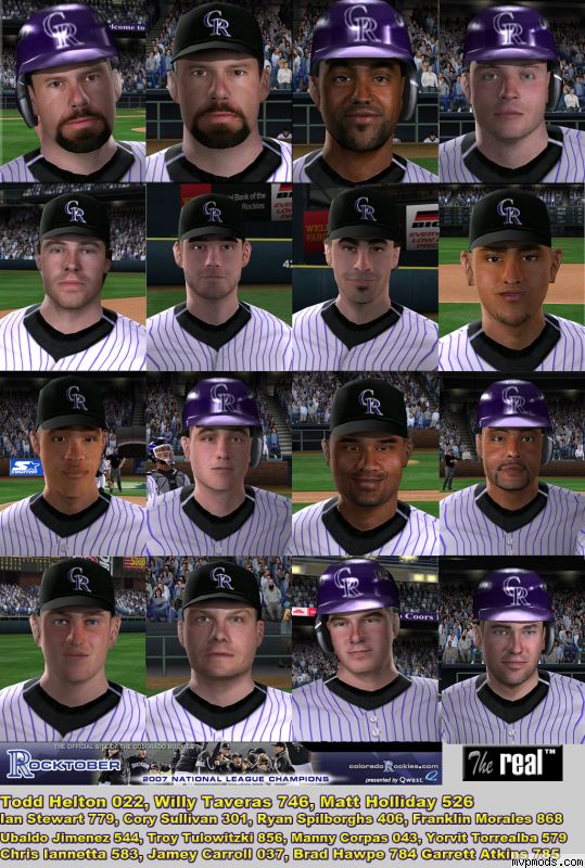 More information about "Rockies Cyberfaces Pack by Vladimir Pujols"