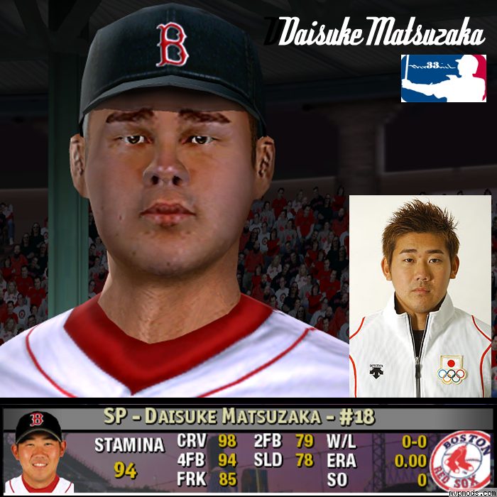 More information about "Daisuke Matsuzaka Cyberface by thr33niL"