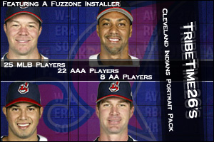 More information about "TribeTime26s Cleveland Indians Portrait Pack v1.0"