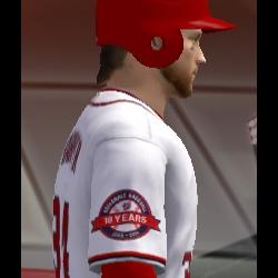 2015 Washington Nationals Uniforms w/ 10th Anniversary patch