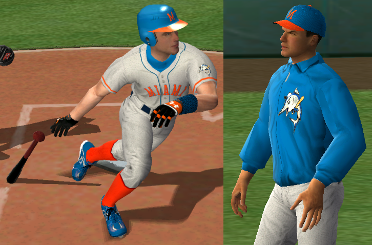 1956 Miami Marlins (Away) - Uniforms - MVP Mods