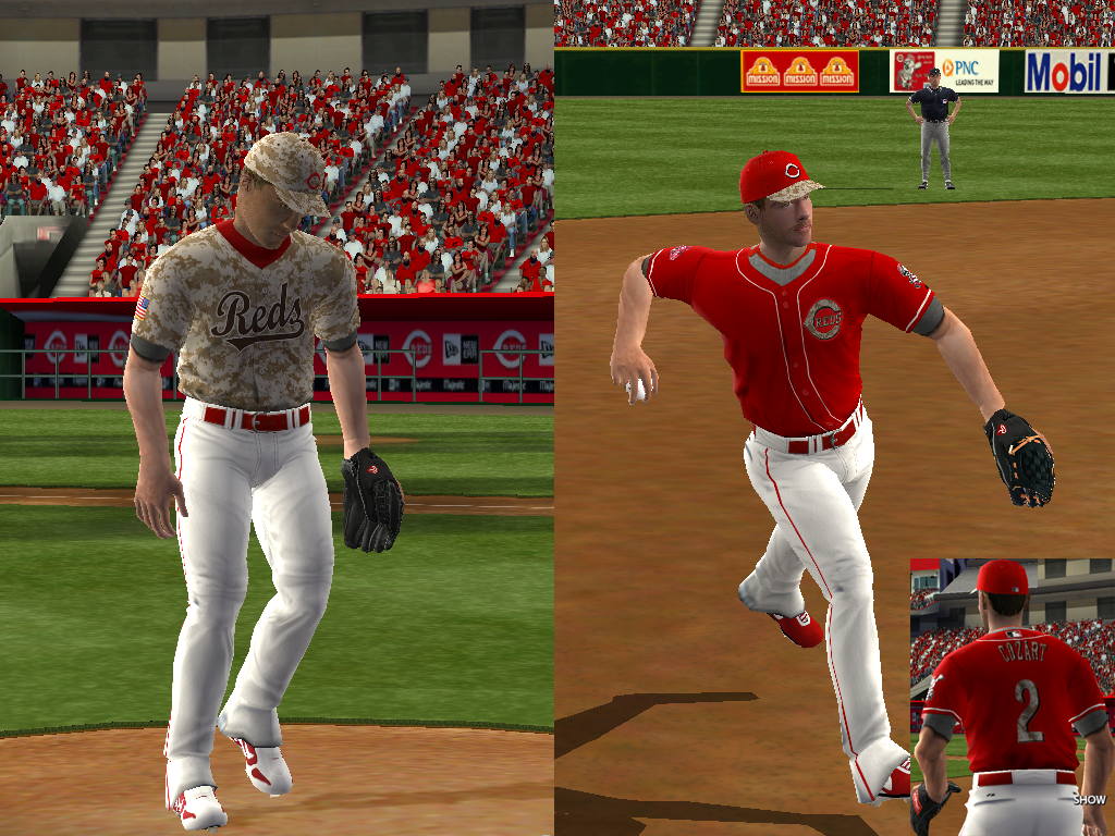 Cincinnati Reds Camo Uniforms 2015 - Uniforms - MVP Mods