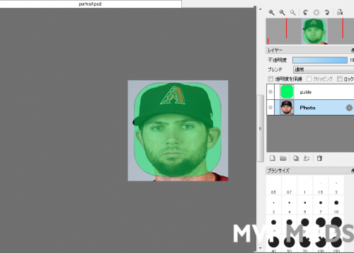 More information about "Template for portrait"