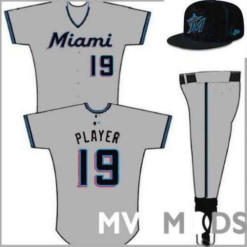 1956 Miami Marlins (Away) - Uniforms - MVP Mods