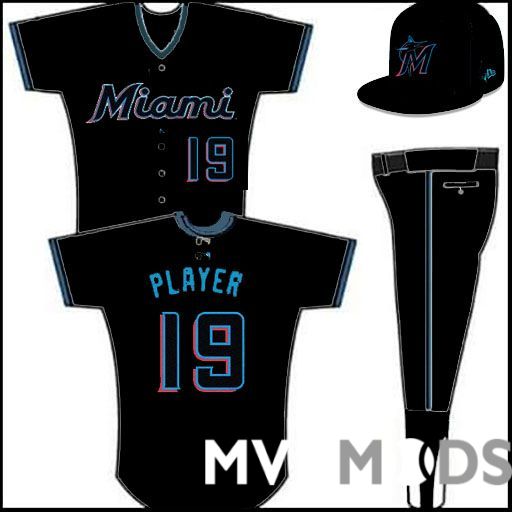 1956 Miami Marlins (Away) - Uniforms - MVP Mods