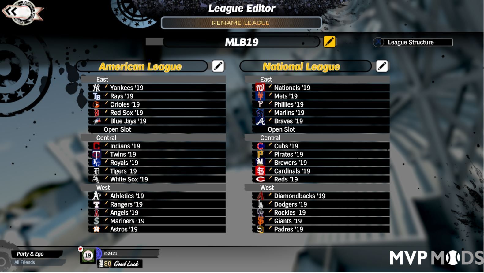 Project Awesome Mlb 19 Teampack Team Packs Mvp Mods
