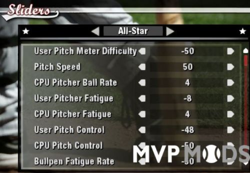 More information about "Sliders for MVP All-Star level (SIMULATION PACK)"