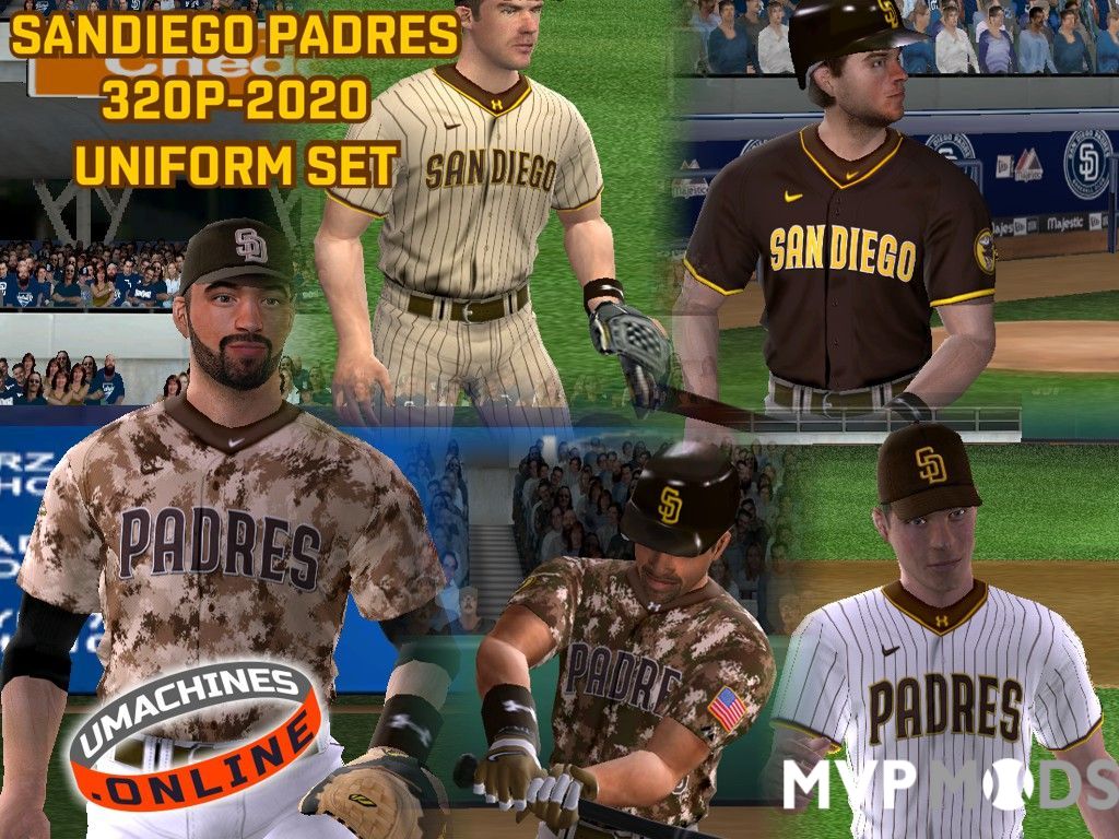 More information about "2020 San Diego Padres 320p Uniform Set"