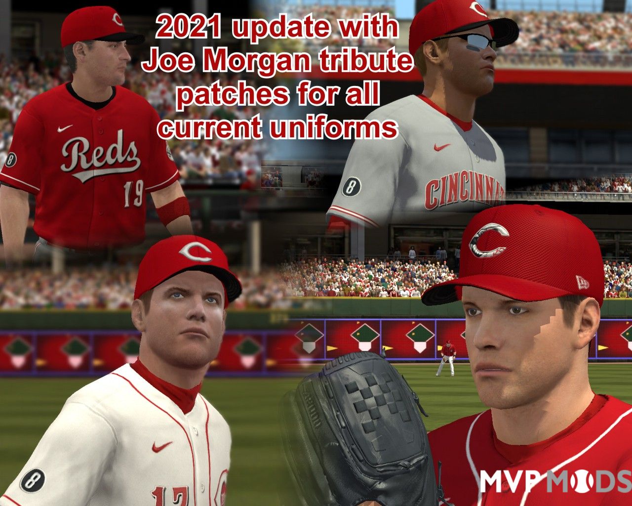 2020/2021 Cincinnati Reds Uniform Set - Uniforms - MVP Mods