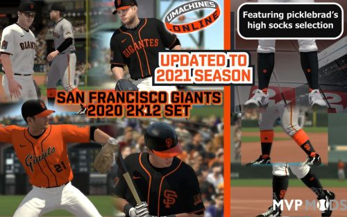 2020/2021 San Francisco Giants Uniform Set - Uniforms - MVP Mods