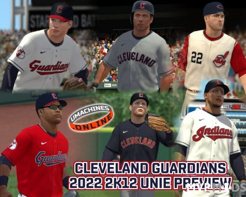 2022 Cleveland Guardians Uniforms Preview Set - Uniforms - MVP Mods