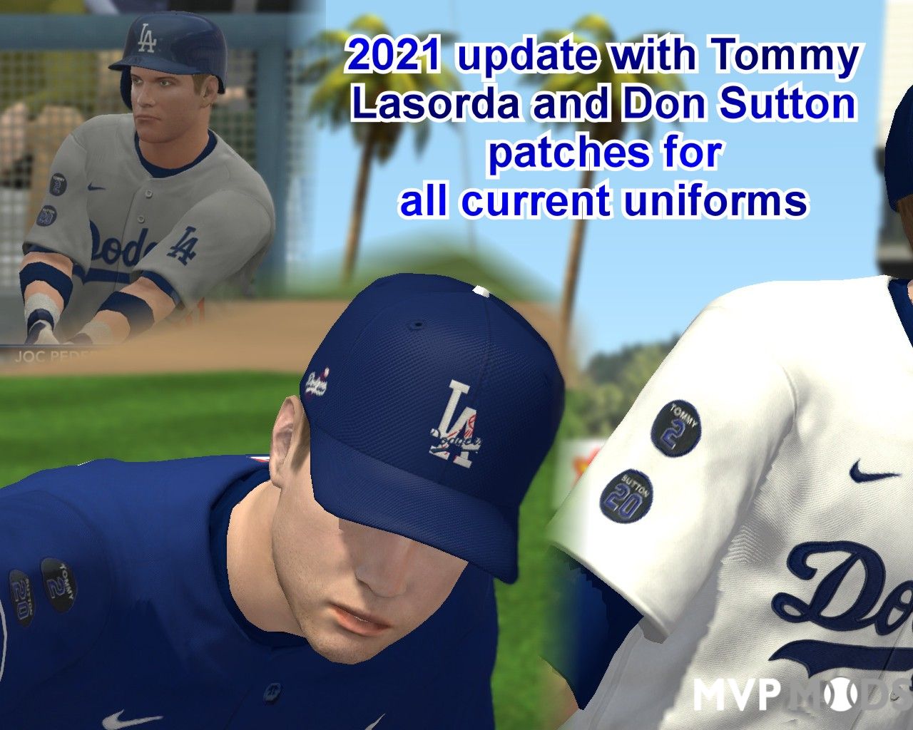 2020-2022 Los Angeles Dodgers Uniform Set - Uniforms - MVP Mods