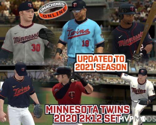 2020-2022 Minnesota Twins Uniform Set - Uniforms - MVP Mods