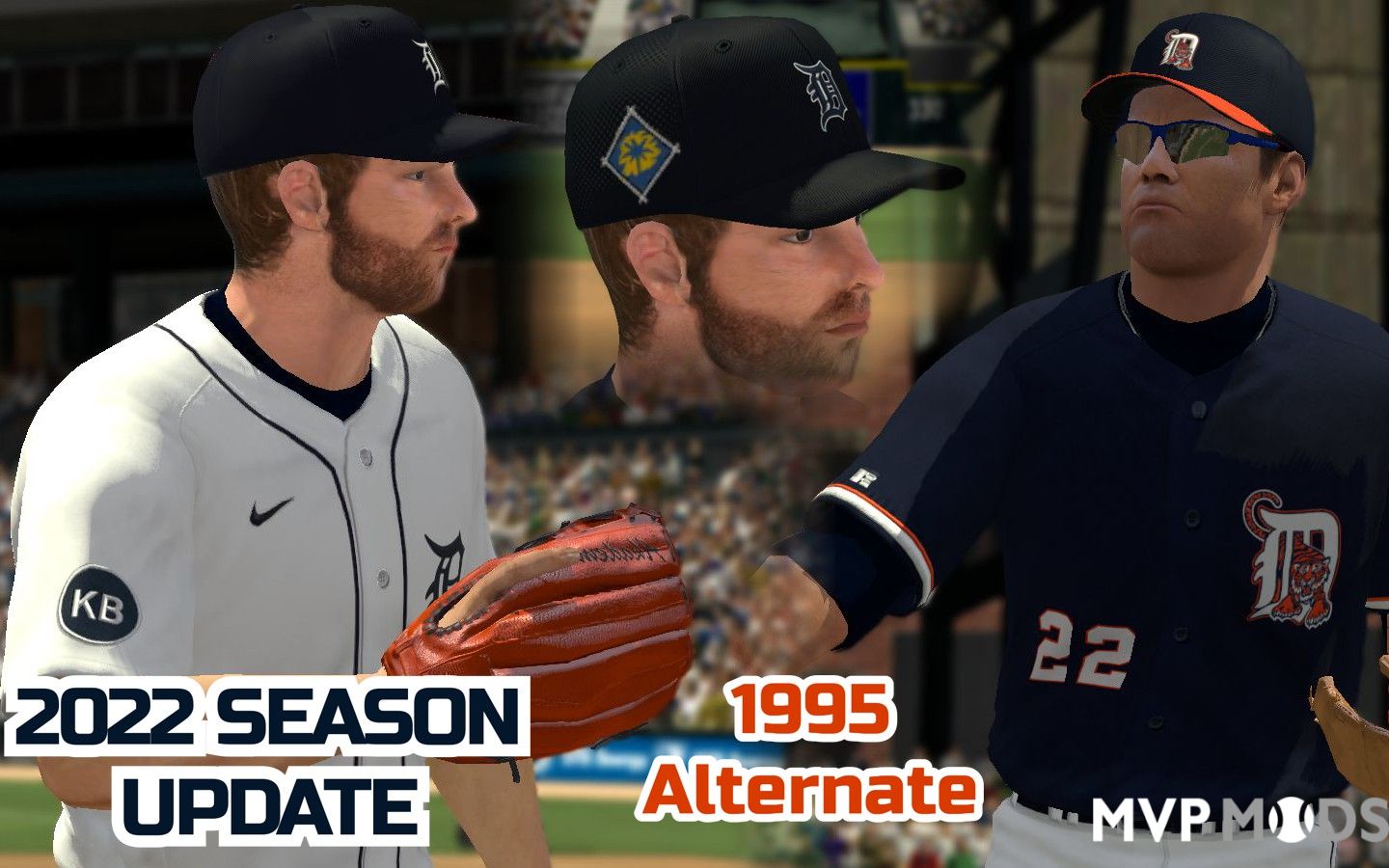 2020-2022 Detroit Tigers Uniform Set - Uniforms - MVP Mods