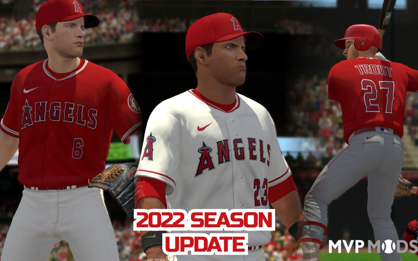 2020-2022 Los Angeles Angels Uniform Set - Uniforms - MVP Mods