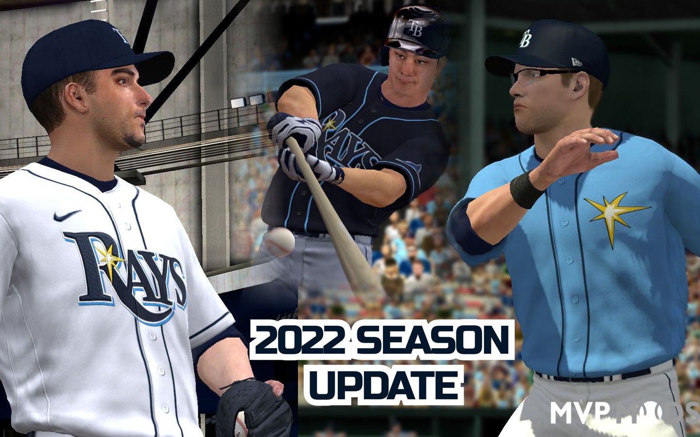 2020-2022 Tampa Bay Rays Uniform Set - Uniforms - MVP Mods