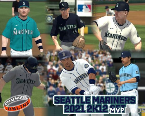 2021-2022 Seattle Mariners Uniform Set - Uniforms - MVP Mods