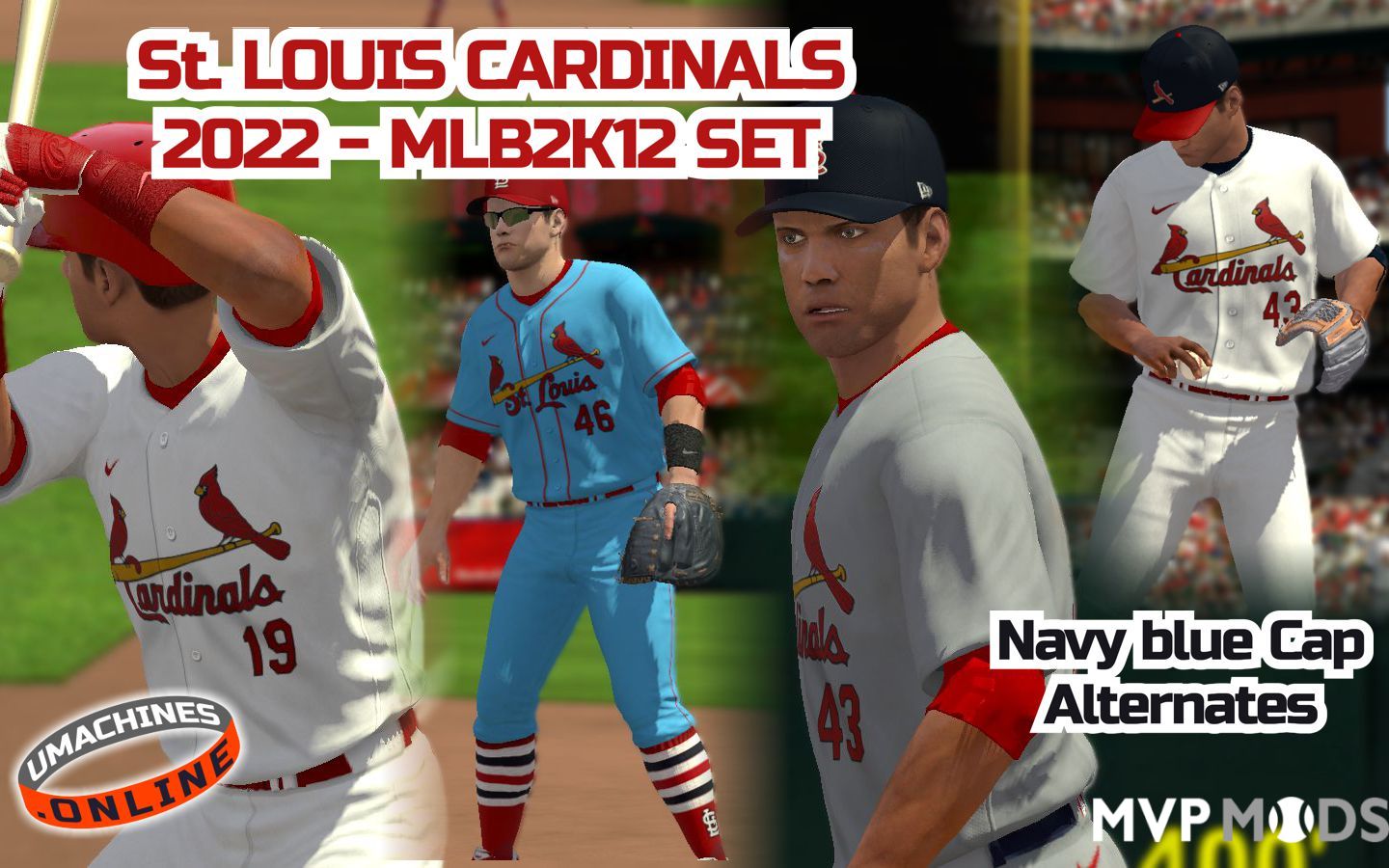 2022 St. Louis Cardinals Full Uniform Set - Uniforms - MVP Mods