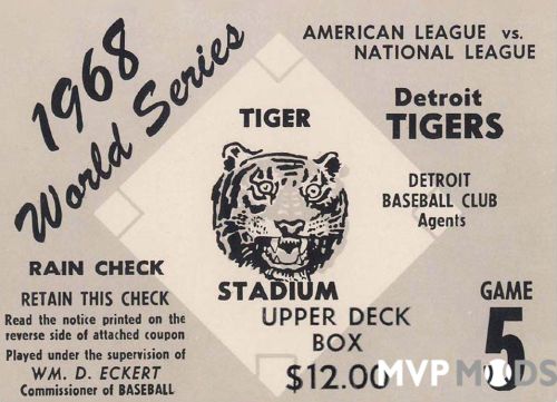 More information about "Detroit Tigers World Series Banner and Ticket Stub Icons for TC 1968"